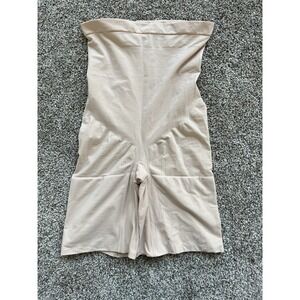Spanx Shapewear Womens‎ Mid Thigh Beige Size 2XL Gently Used)